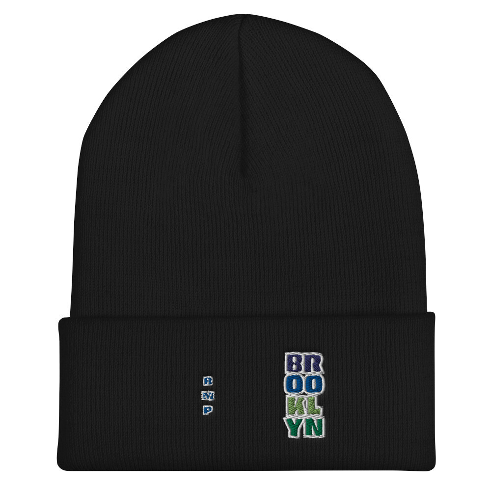 Brooklyn-Cuffed Beanie, Color: Black