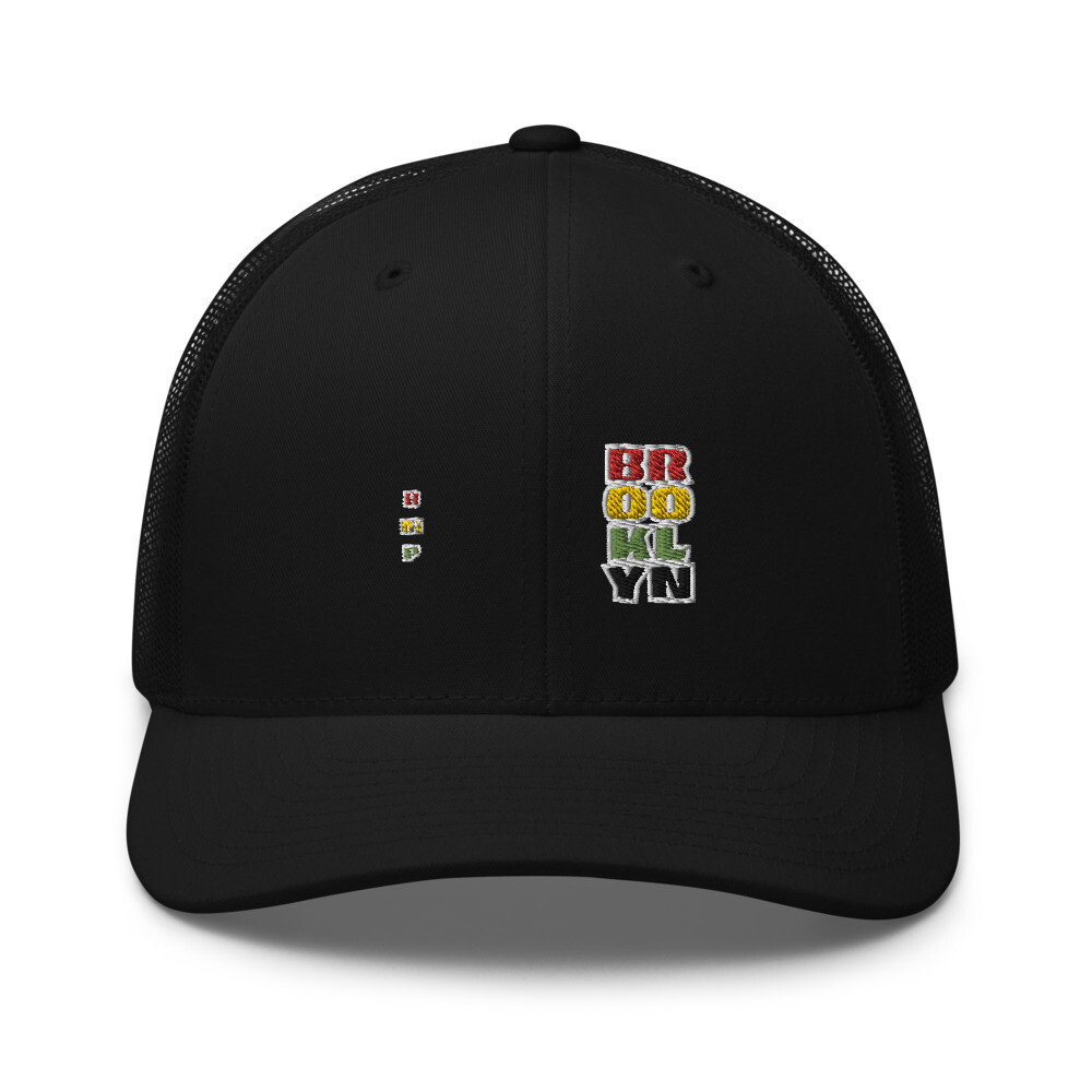 Brooklyn-Trucker Cap, Color: Black