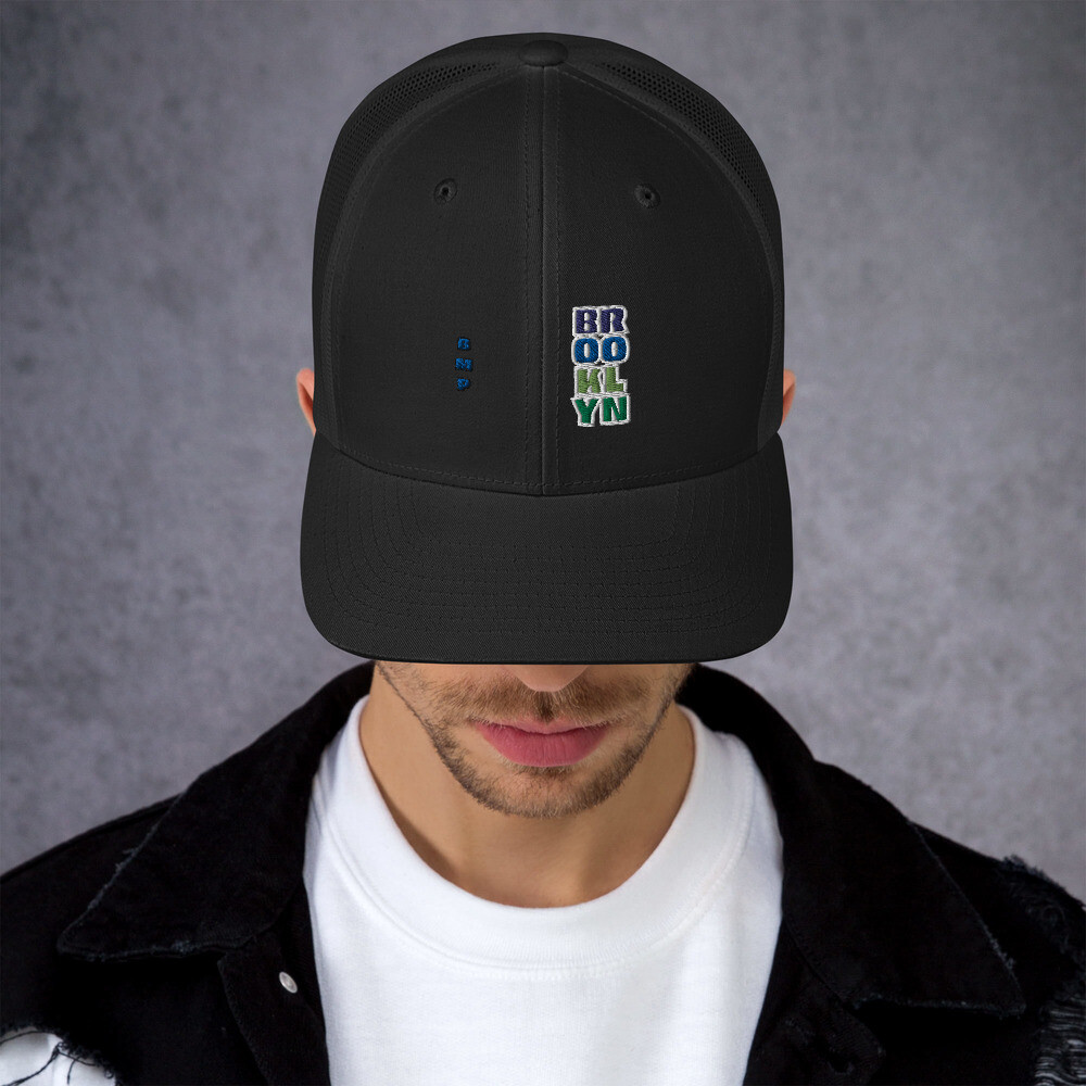 Brooklyn-Trucker Cap, Color: Black