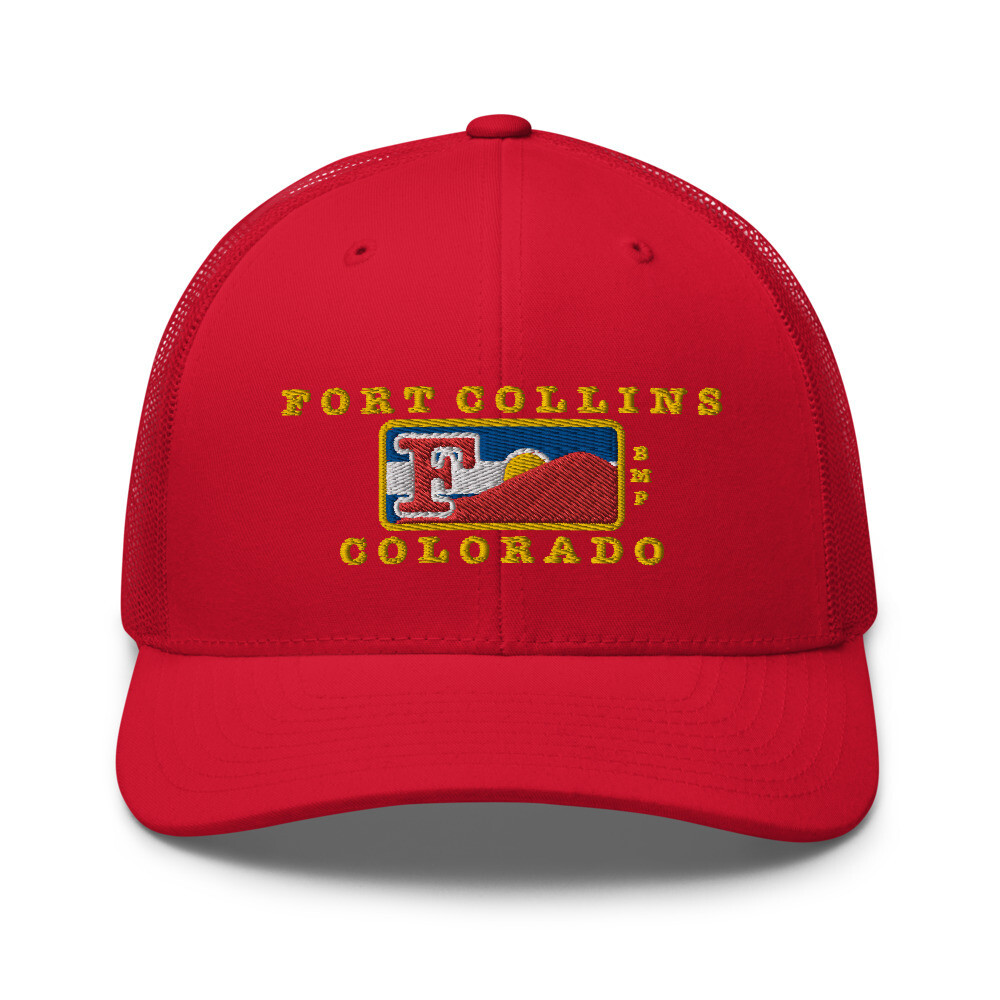 Fort Collins Colorado-Trucker Cap