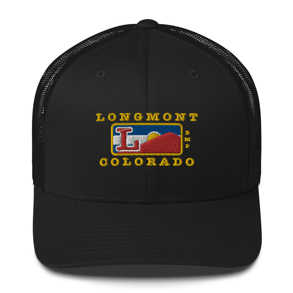 Longmont Colorado Trucker Cap