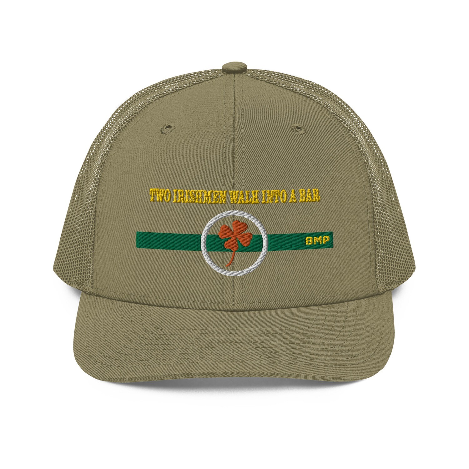 Two Irishmen Walk Into A Bar  Trucker Cap