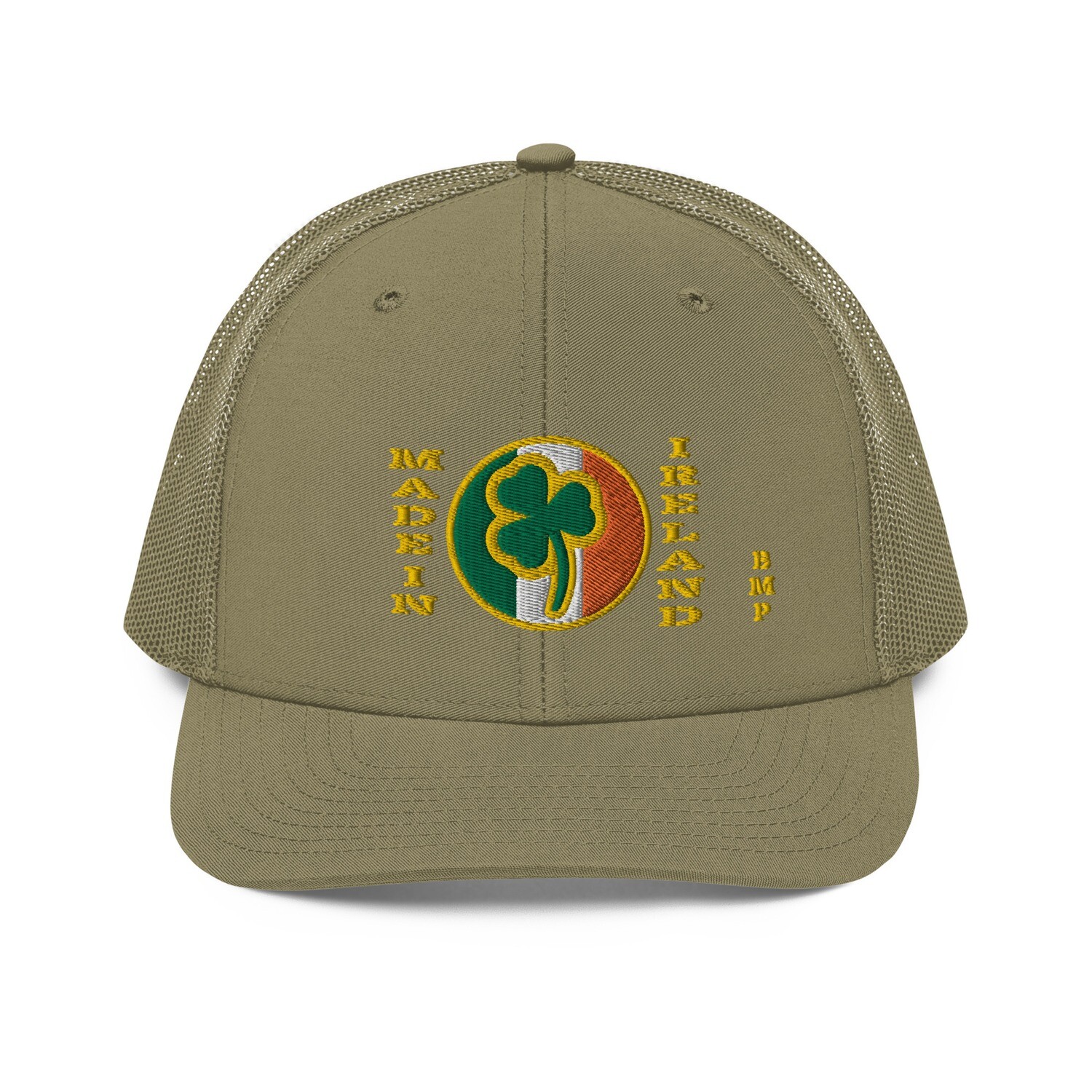 Made In Ireland Green And Gold Shamrock- Richardson Trucker Cap