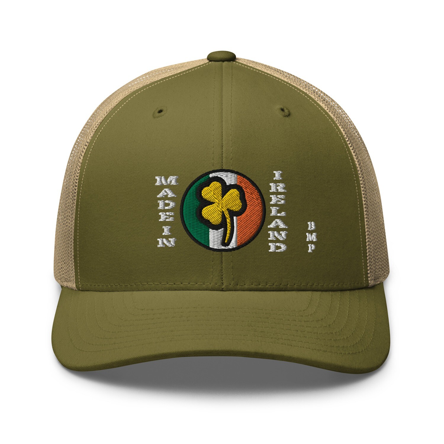 Made In Ireland Gold Shamrock- Trucker Cap