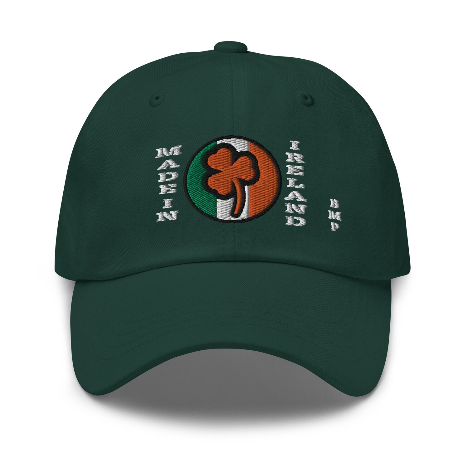Made In Ireland Orange Shamrock- Dad hat