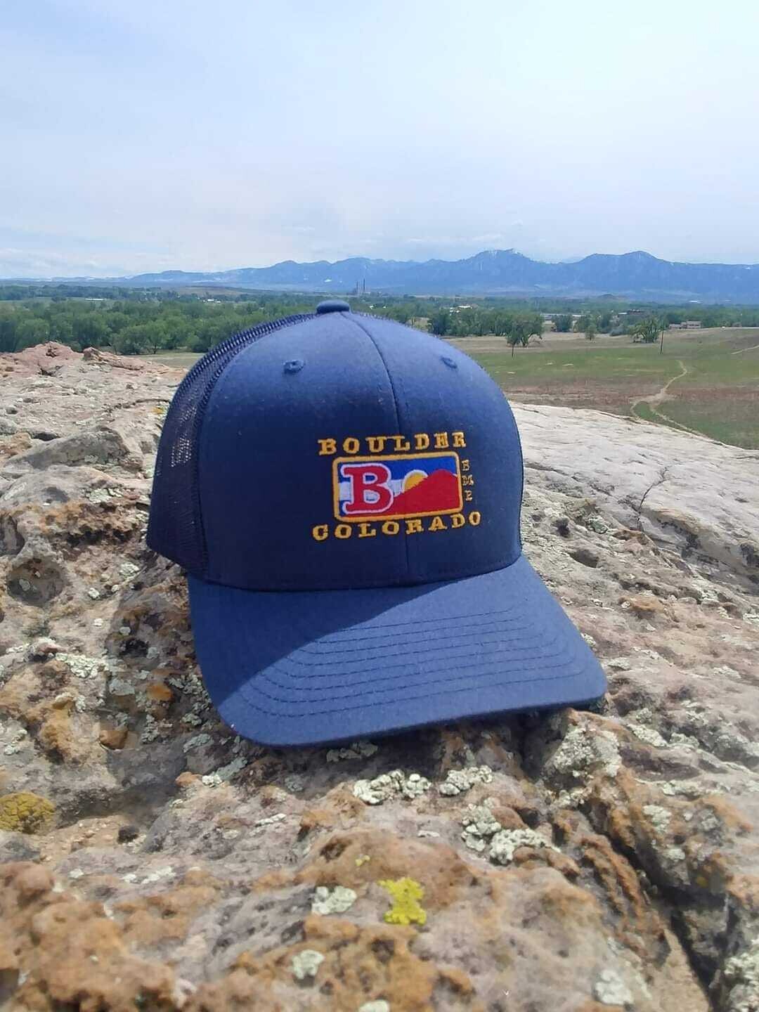 Boulder Colorado Trucker Cap