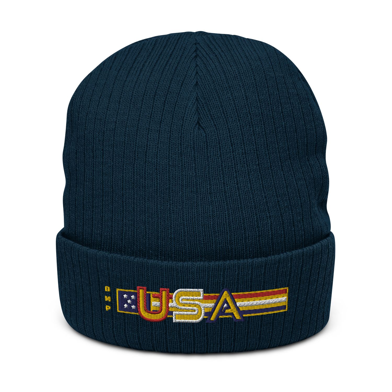 USA-Ribbed knit beanie