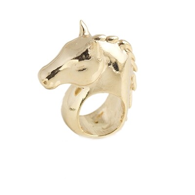 MEDALHA CAVALO OURO 18K- MD02250