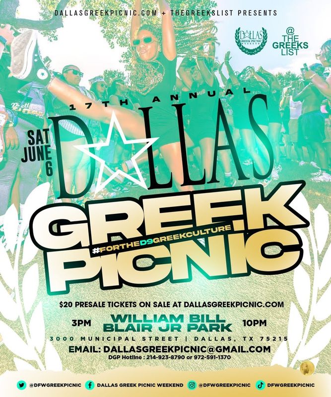 DGP 2026 Greek Picnic $20 PRESALE Admission
