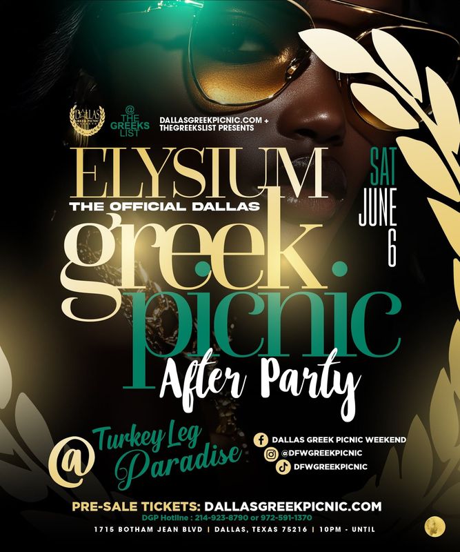 DGP 2026 Greek Picnic Afterparty $20 PRESALE Admission