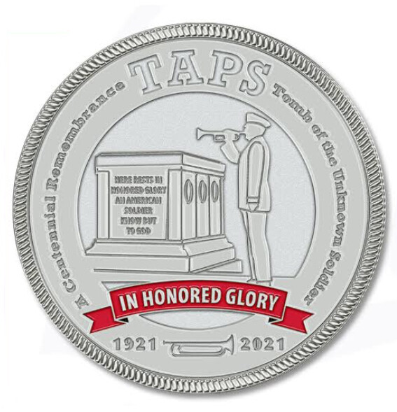 Challenge Coin - Taps In Honored Glory