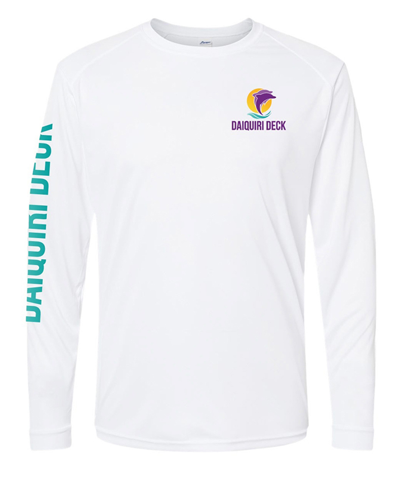 Daiquiri Deck Long Sleeve DriFit Tee White Shop