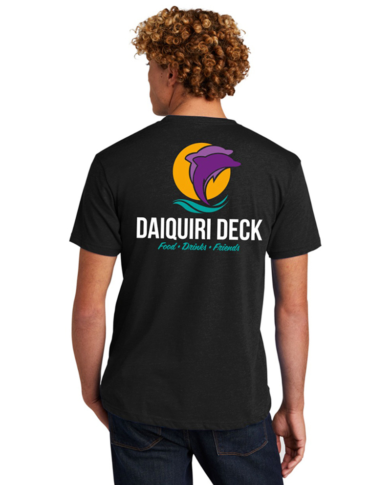 Daiquiri Deck Tee Shirt Unisex Black Shop
