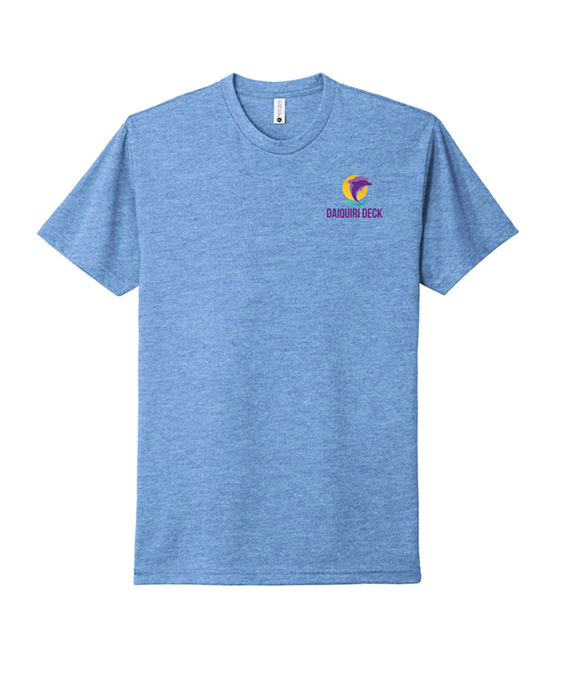Daiquiri Deck Tee Shirt Unisex Columbia Blue Shop