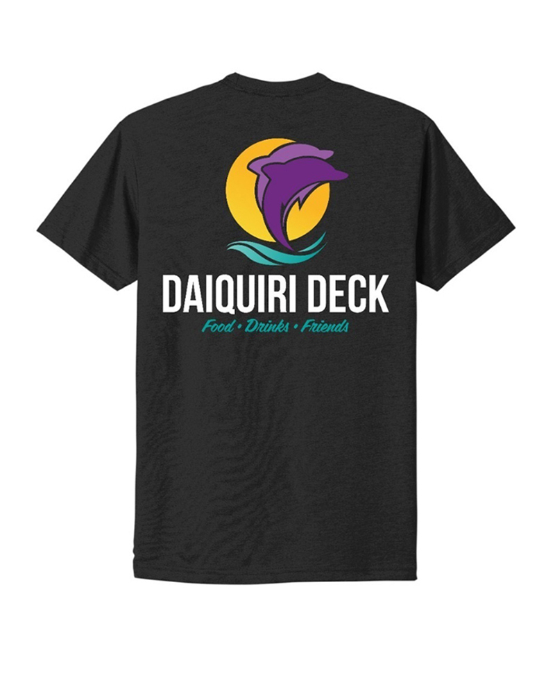 Daiquiri Deck Tee Shirt Unisex Black Shop