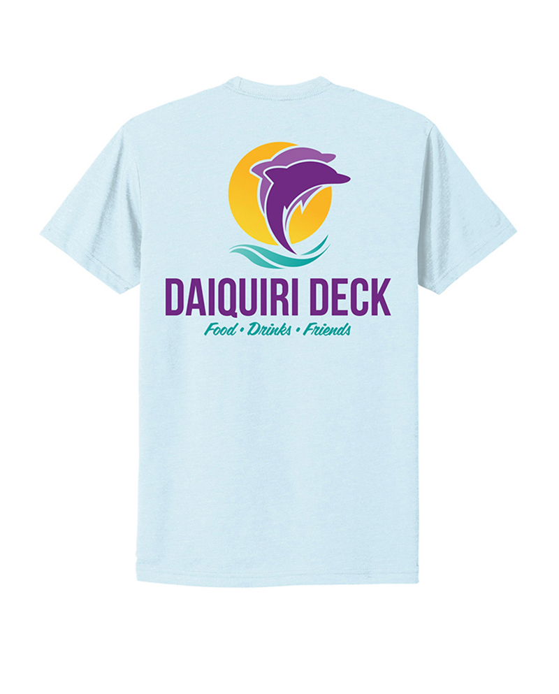 Daiquiri Deck Tee Shirt Ladies Ice Blue Shop