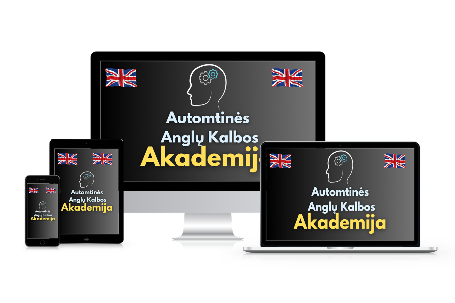 Automatinės Anglų Kalbos Akademija - Mėnesinė Narystė + DOVANA