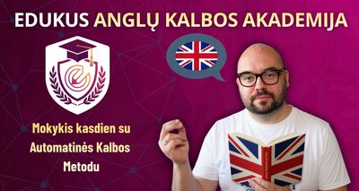Edukus Anglų Kalbos Akademija + Dovana Video Kursas