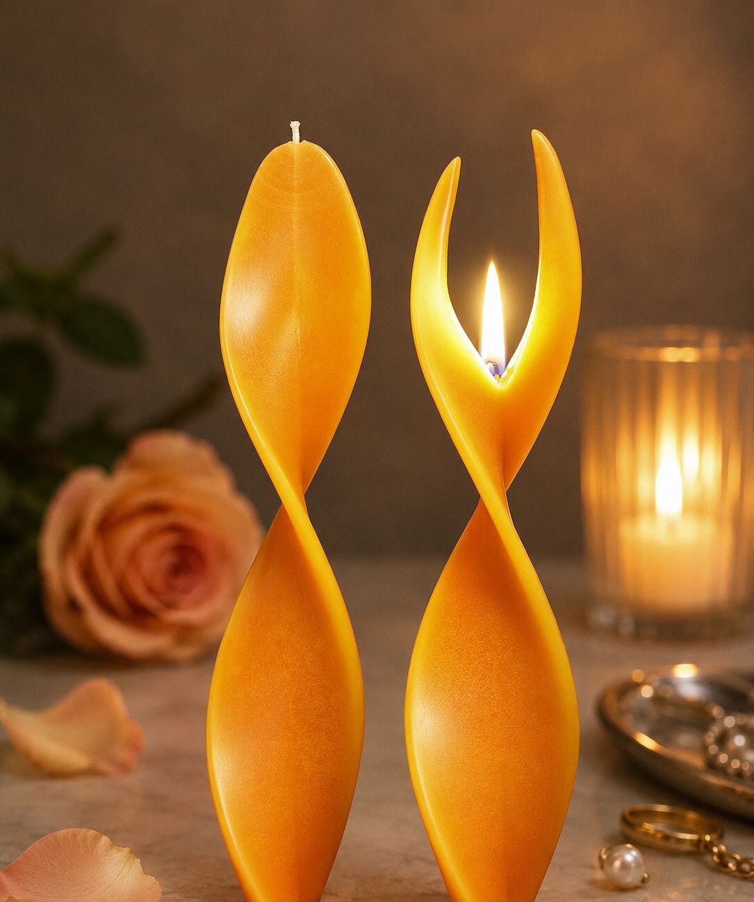 Engelskerze Orange - Gelb - Engelslicht Kerze für Erfolg - Lösung aus aussichtloser Situation - Schönheit - Achtsamkeit Engelskerze Orange - Gelb - Engelslicht Kerze für Erfolg - Lösung aus aussichtloser Situation - Schönheit - Achtsamkeit