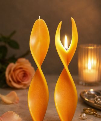 Engelskerze Orange - Gelb - Engelslicht Kerze für Erfolg - Lösung aus aussichtloser Situation - Schönheit - Achtsamkeit Engelskerze Orange - Gelb - Engelslicht Kerze für Erfolg - Lösung aus aussichtloser Situation - Schönheit - Achtsamkeit