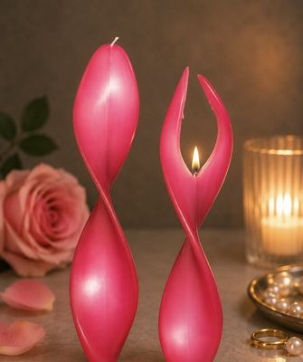 Engelskerze Weiß - Pink - Engelslicht Kerze für Wahrheit - Reinheit - Harmonie - Stärkung der Liebesbeziehung Engelskerze Weiß - Pink - Engelslicht Kerze für Wahrheit - Reinheit - Harmonie - Stärkung der Liebesbeziehung