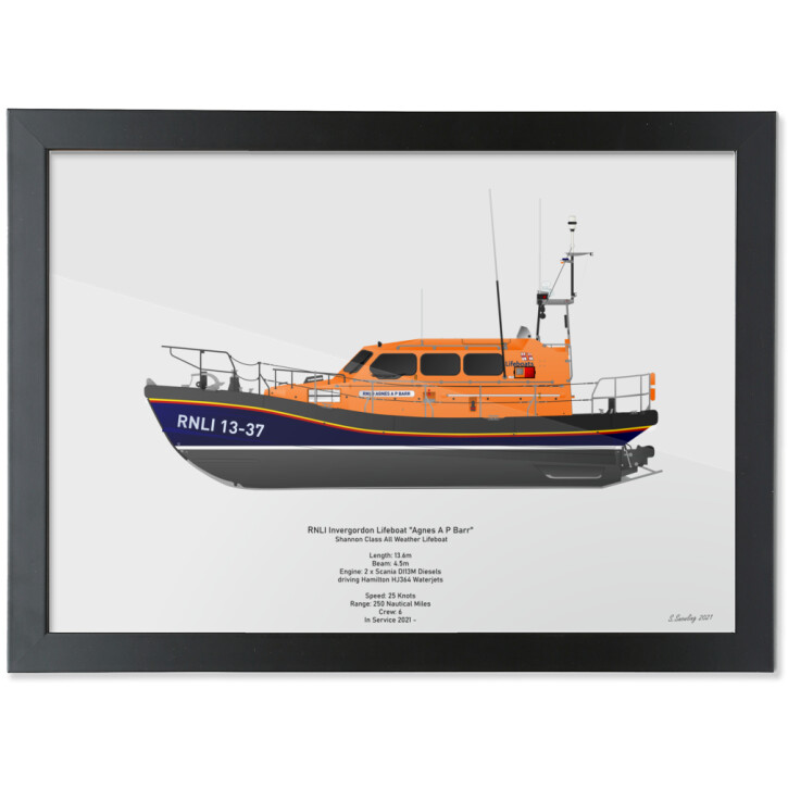 Shannon Class Lifeboat Art Print