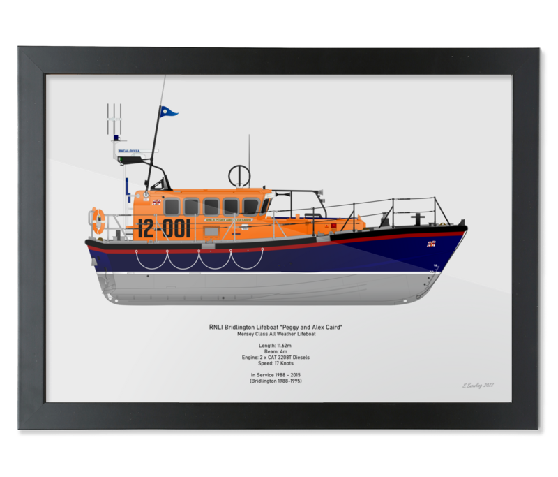 Mersey Class Lifeboat Art Prints 