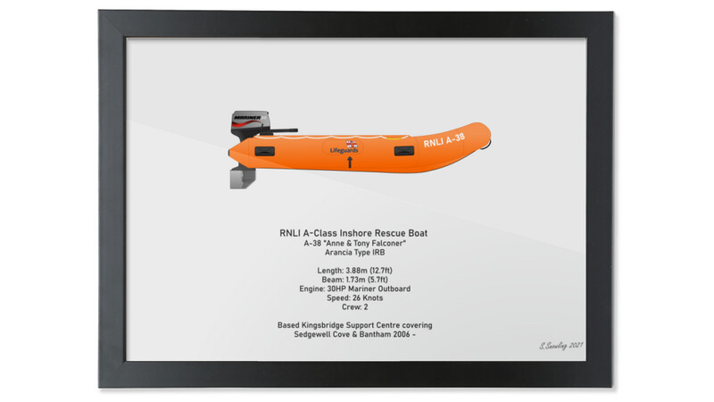 A-Class Life Guard/Lifeboat IRB Art Prints