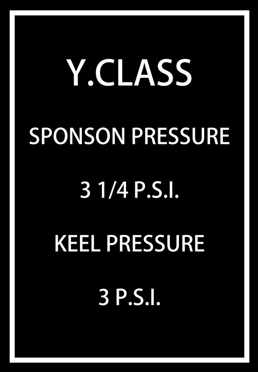 Y-Class Sponson Pressure Vinyl Decal