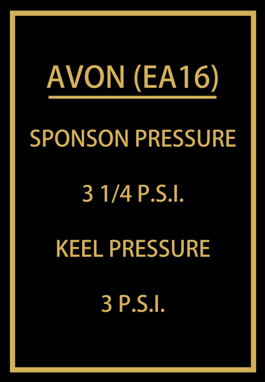 EA16 Sponson Pressure Vinyl Decal