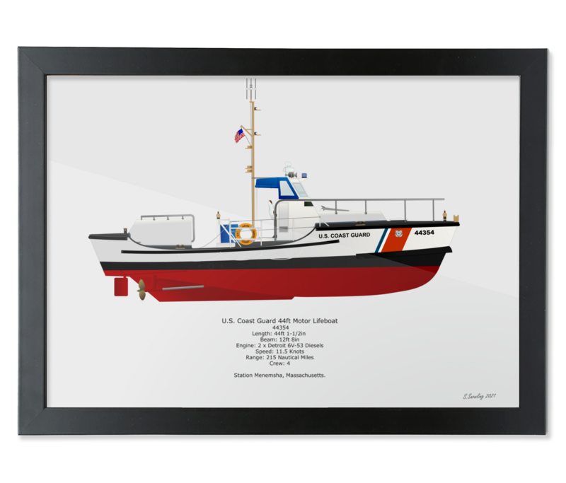 44ft USCG MLB Print