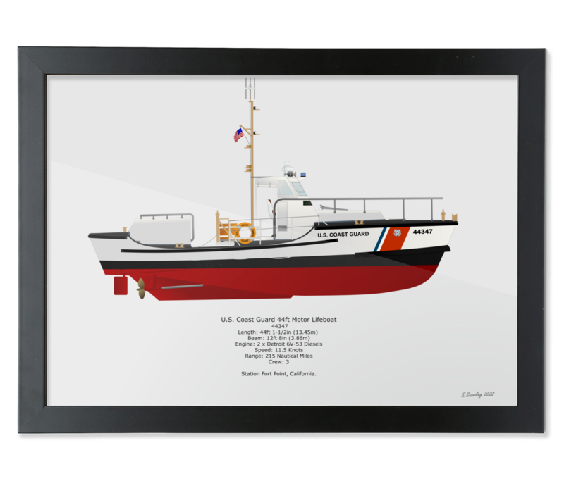 44ft USCG MLB Print