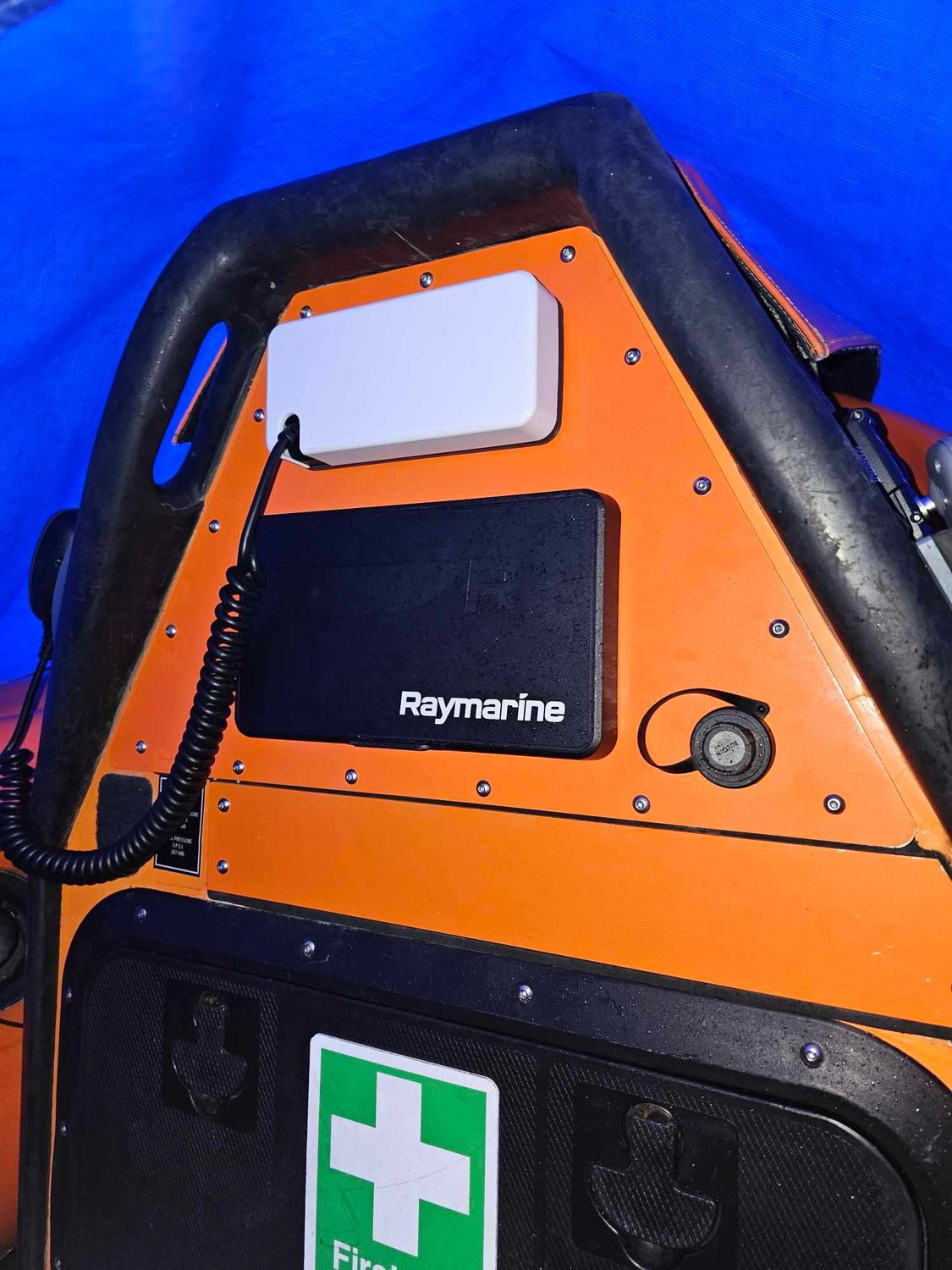 3D printed Icom M423GE VHF sun cover.