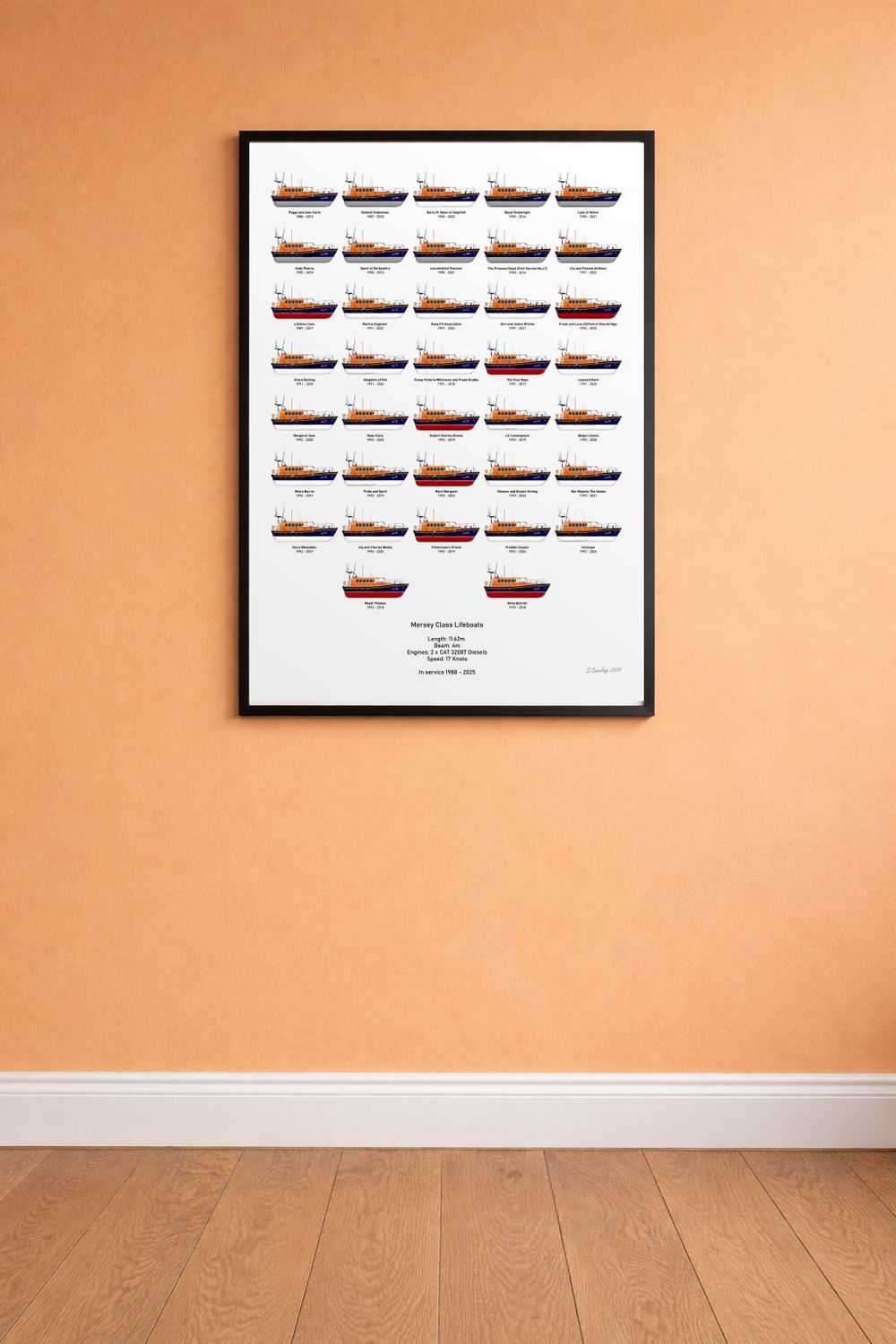 Limited edition - Mersey 'Class' Print