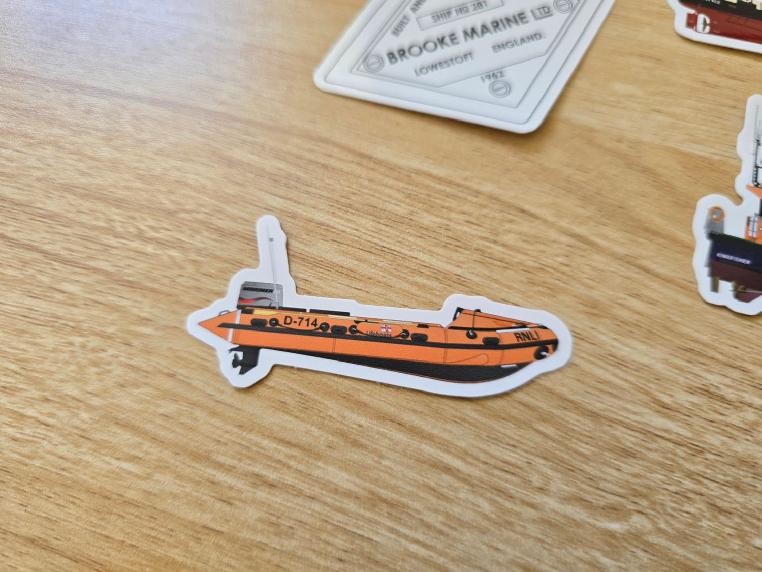 D-Class Lifeboat D-714 Vinyl Sticker