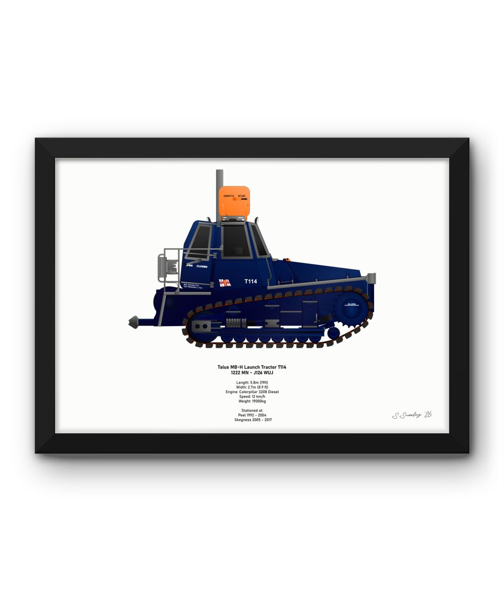 Talus MBH Launch Tractor Print Talus MBH Launch Tractor Print