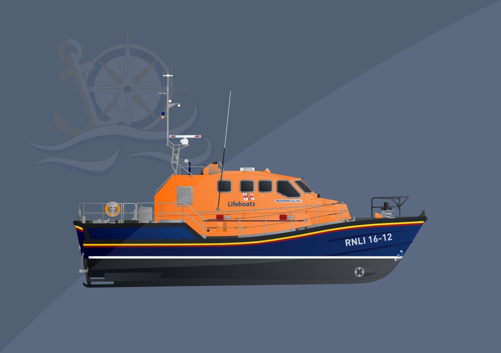 Tamar Class Lifeboat Art Print