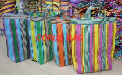 Indian Traditional Market Nylon Shopping Bag