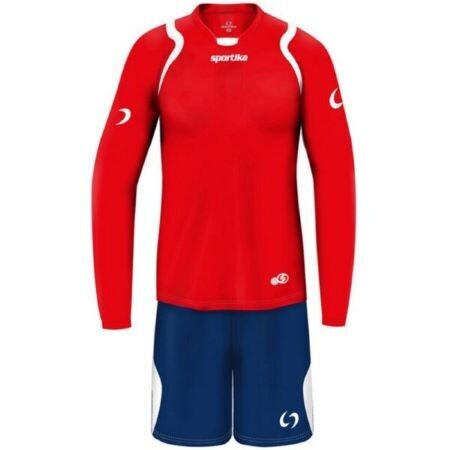 SET LIONE ROSSO BIANCO BLU M.LUNGA