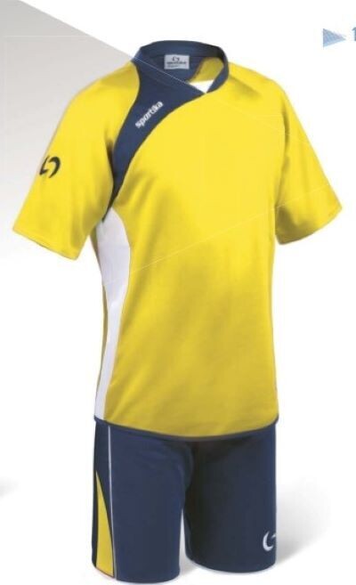 SET MAJOR GIALLO BLU MANICA CORTA