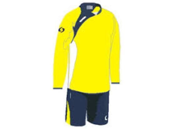 SET MAJOR GIALLO BLU MANICA LUNGA