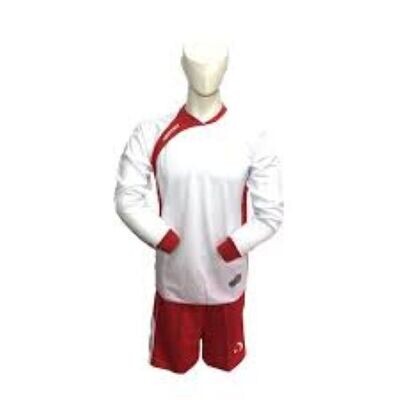 SET MAJOR BIANCO ROSSO MANICA LUNGA