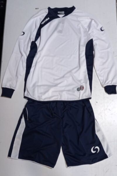 SET MAJOR BIANCO BLU MANICA LUNGA