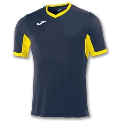 Champion IV T-shirt blu giallo m.corta