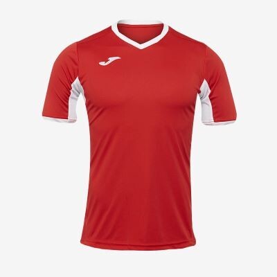 Champion IV T- shirt rosso bianca m.corta