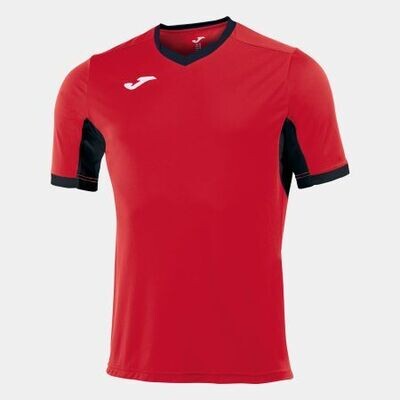 Champion IV T-shirt rosso nera m.corta