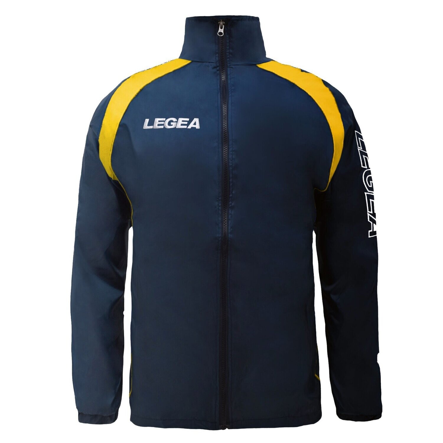 Rain jacket Vento blu-giallo