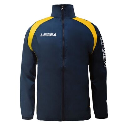 Rain jacket Vento blu-giallo