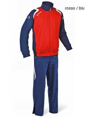 National tuta rosso blu