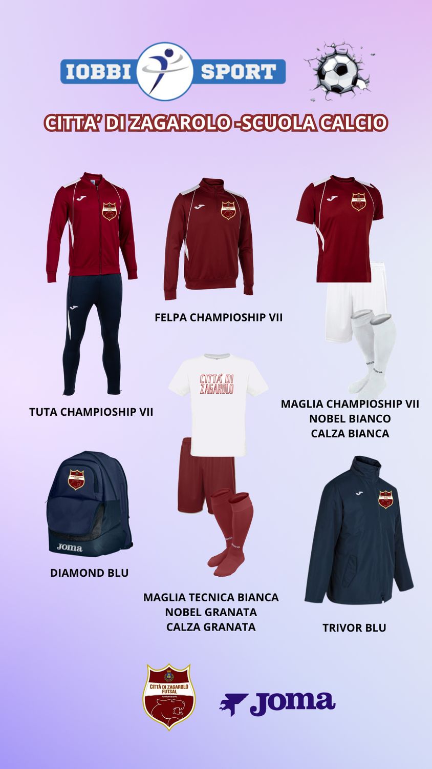 Kit scuola calcio "Città di Zagarolo"